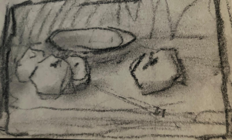 Anton de Jong dutch painter: sketch
