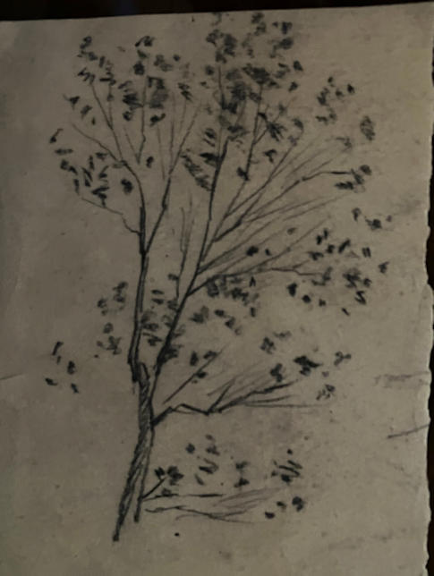 Anton de Jong dutch painter: sketch