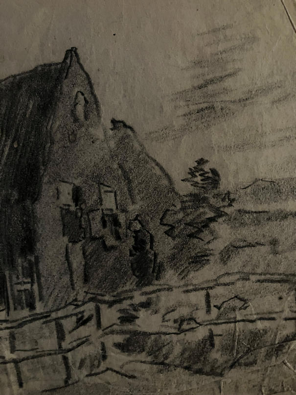 Anton de Jong dutch painter: sketch