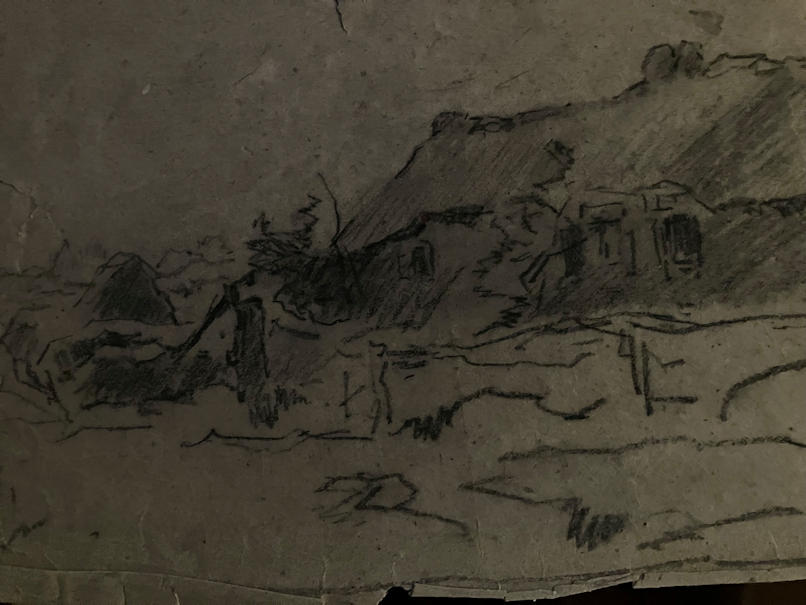 Anton de Jong dutch painter: sketch