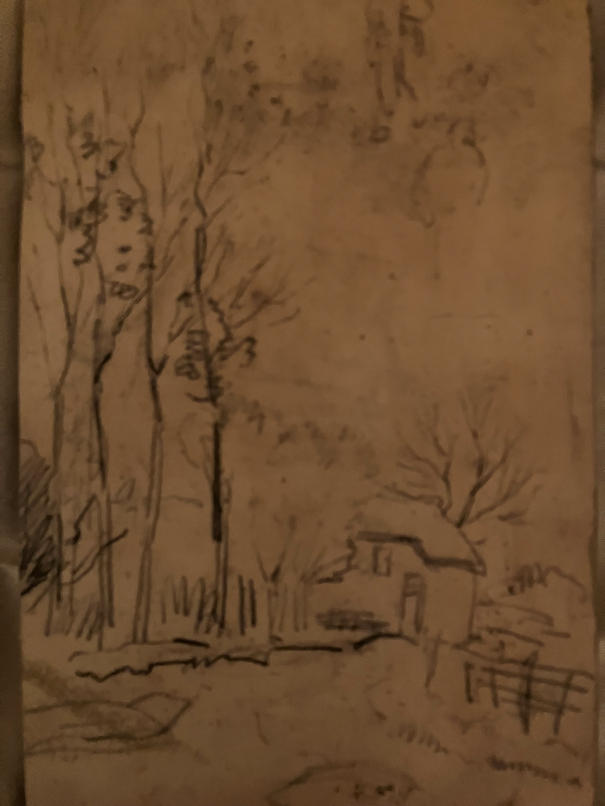 Anton de Jong dutch painter: sketch