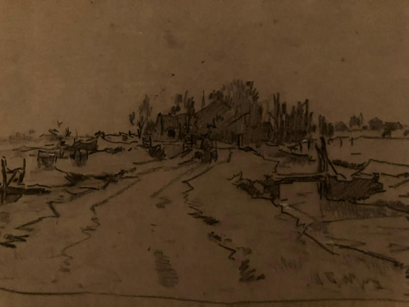 Anton de Jong dutch painter: sketch