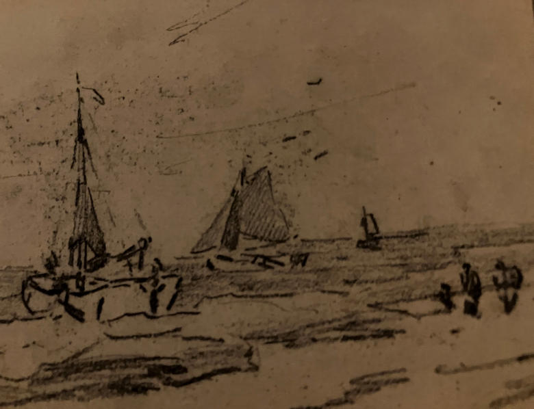 Anton de Jong dutch painter: sketch