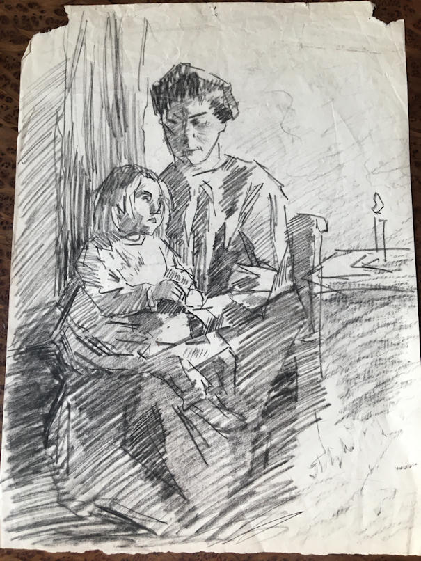 Anton dejong dutch painter: Sketch