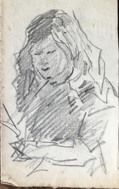 Anton dejong dutch painter: Sketch