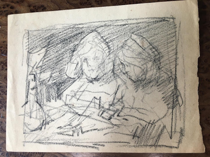 Anton dejong dutch painter: Sketch