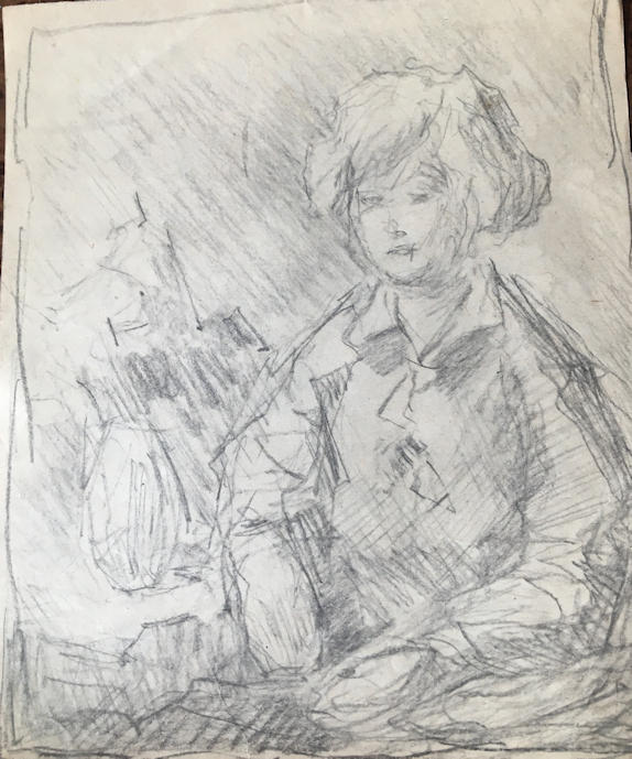 Anton dejong dutch painter: Sketch