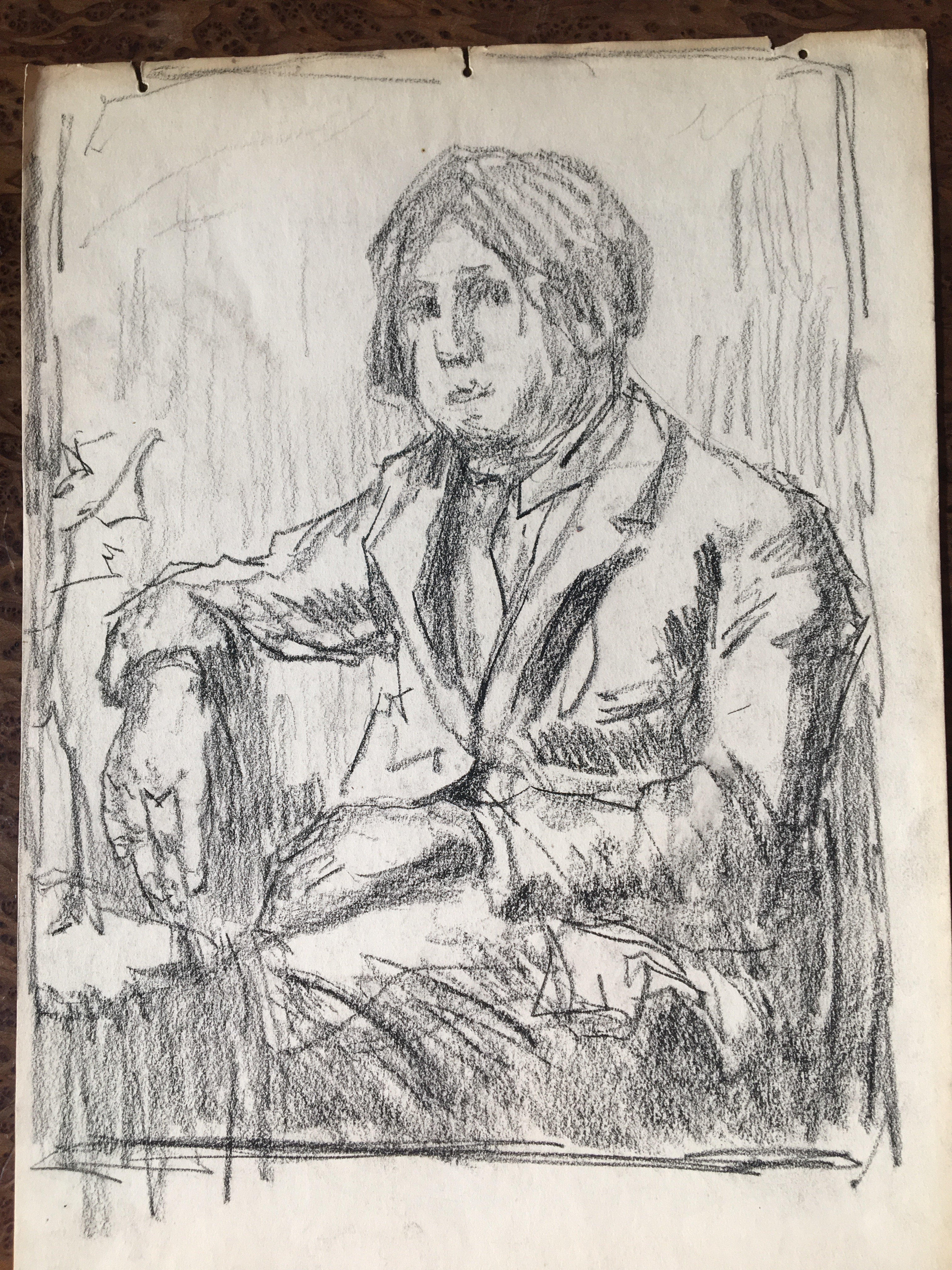 Anton dejong dutch painter: Sketch