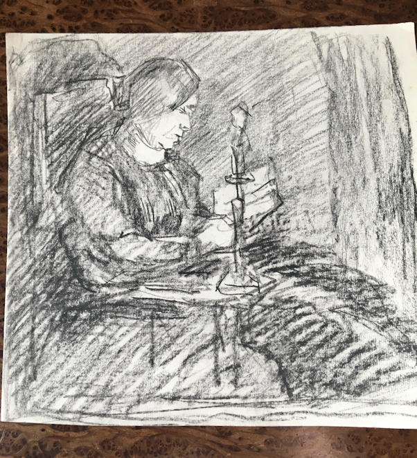 Anton dejong dutch painter: Sketch